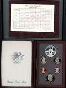 2 Different Prestige Proof Sets in Box w/CoA: 1984 & 1987