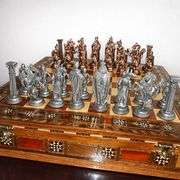 Handmade Egyptian Pharaoh Chess Set