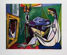 Highly Collectible Limited Edition Pablo Picasso, Woman Drawing Before a Mirror