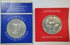 Republic of Panama & Bahama Islands Sterling Silver Commemoratives