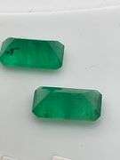 CERTIFIED NATURAL GREEN EMERALDS