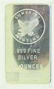Sunshine Minting 10 oz .999 Fine Silver Bar