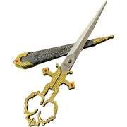 Medieval-Style Scissors with Sheath