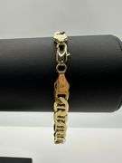 Dazzling 15 Gram 14 Kt Yellow Gold Plated Mariners Link Bracelet