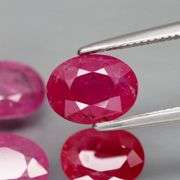 Heavy 5.39ct double set of Mozambique Rubies! Heated only!