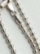 Mexican 925 Sterling Silver Large Oval Red Jasper With Silver Ball Chain