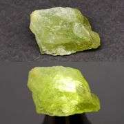 Collectors alert! Rare 38.77ct uncut lime green Mali Garnet!
