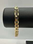Dazzling 15 Gram 14 Kt Yellow Gold Plated Mariners Link Bracelet