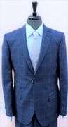 Stylish Plait Italian Made Slim Fit Suit