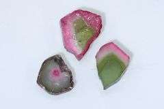 Natural Watermelon Tourmaline - Lot of 3