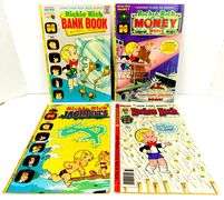 4 Vintage Richie Rich Comic Books