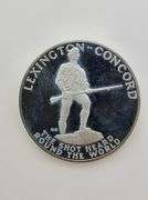 Lexington & Concord Sterling Silver Medal