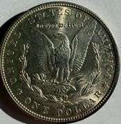 1891 S Frosty White BU Morgan