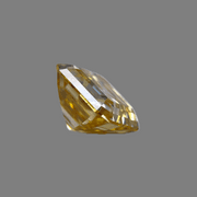 Huge 7 Ct Sparkling Lemon Yellow Asscher Cut Fire Moissanite
