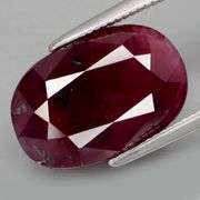 Substantial size and color in this 8.52ct UNTREATED Winza Ruby!