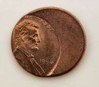 1996 Off Center Lincoln Cent Error