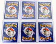 6 Pokémon 1999 1st Edition Trade Cards