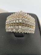 CERTIFIED 10K YELLOW GOLD DIAMOND RING