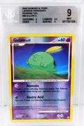 Pokémon 2008 Gulpin C Reverse Foil Trade Card, 9 Mint