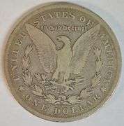 Scarce 1878-CC Morgan Silver Dollar in circ