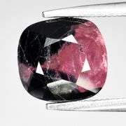 Large example! 3.69ct UNTREATED pink and black Sapphire!