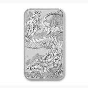 Pair of 2023 1 oz. Australian Perth Mint Silver Dragon Bars