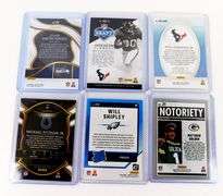 6 NFL Football Greats Rookie Cards