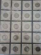 20 silver coin quarters various date