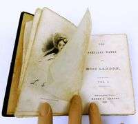 1842 Poetical Works of Miss Landon