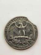 1965 Washington Quarter Clipped Planchet Error