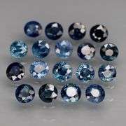 Heated only! 3.61ct pure ink blue Sapphire set from Madagascar