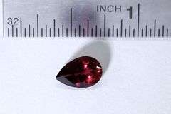 Natural Rubellite Tourmaline Pear
