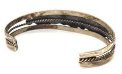 925 Stereling Silver Navajo Style Natural Turquoise Nugget Cuff Bracelet