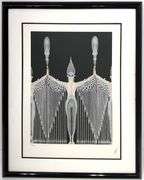 Erte "Les Bijoux de Perle" Signed Limited Edition Serigraph Framed
