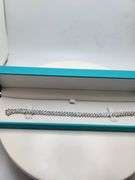 Stunning 14KT White Gold Marquise Cut Lab Diamond Tennis Bracelet, 11.5 CTTW