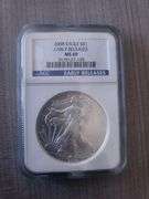 Very rare and collectable 2008 MS 69 one dollar silver Eagle