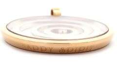 Chopard 0.10ct Diamond Large Spirit Heart Double Strand Pendant Necklace in 18K