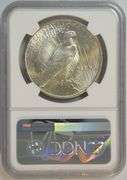 Nearly Gem BU 1923 Peace Silver Dollar. NGC MS64