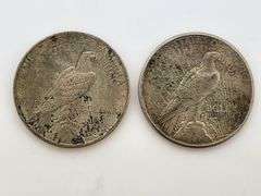 1922 & 1923-S Silver Peace Dollars