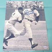 HAND SIGNED MICKEY MANTLE 8X10 WITH COA