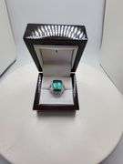 Very high quality magnificent Large Tourmaline Rose Gold Ring