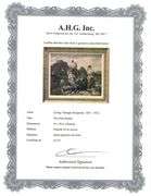 Investment! Spectacular large size antique original oil on canvas, circa 1889.