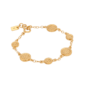 Classic Station Bracelet - Gold