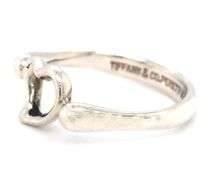 Tiffany & Co Elsa peretti open heart ring