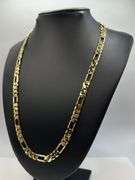 45 Gram 14 Kt. Gold Plate Figaro Italian Link Chain