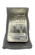10 Troy Ounce Silver Bar- JM Logo