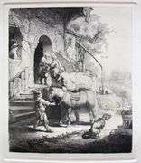Rembrandt, The Good Samaritan, Highly Collectible Etching