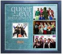 Queer Eye For The Straight Guy Signed Cd Cover With Custom Display Case
