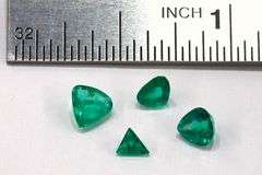 Natural Emerald - Lot of 4