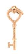 Tiffany & Co. Open Heart Key Pendant in 18K